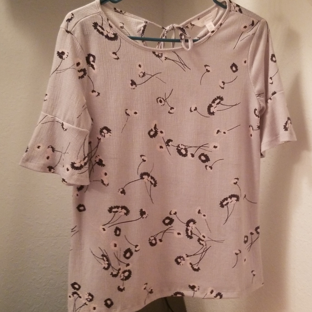 Lauren Conrad flare sleeved blouse